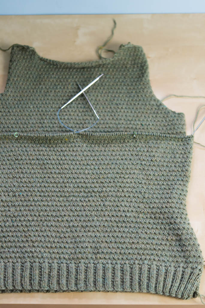 How to Knit a Sweater from the Bottom Up: Adding Waist Shaping – Design  Team Blog